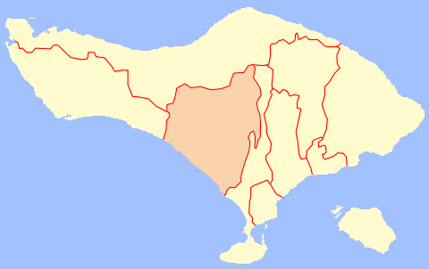 Tabanan Bali Map